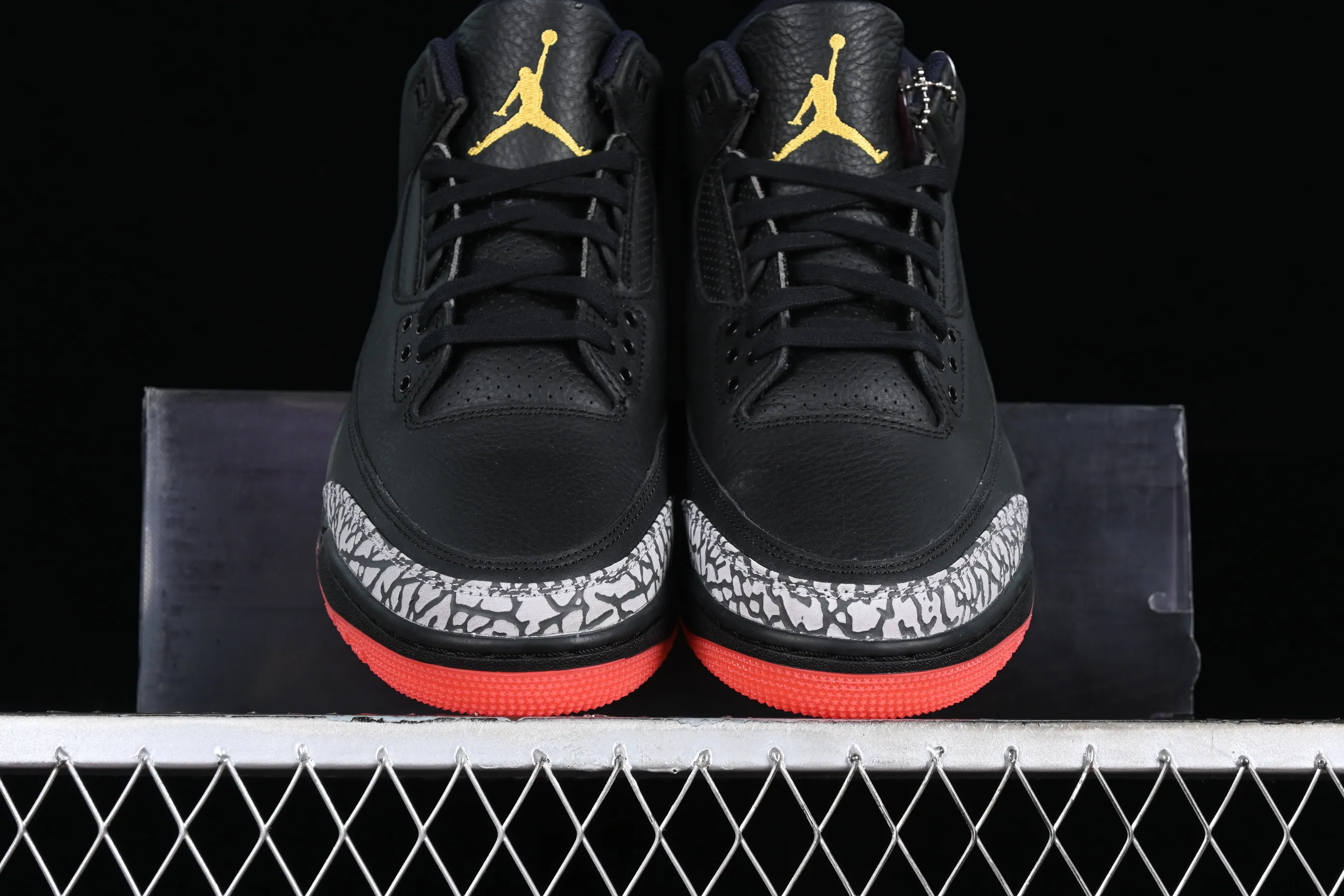 All categories Air Jordan Jordan series basketball shoes Air Jordan 3 LW version J Balvin x Air Jordan 3 Retro "Rio" AJ3 Joe 3 Black Rainbow FN0344-001
